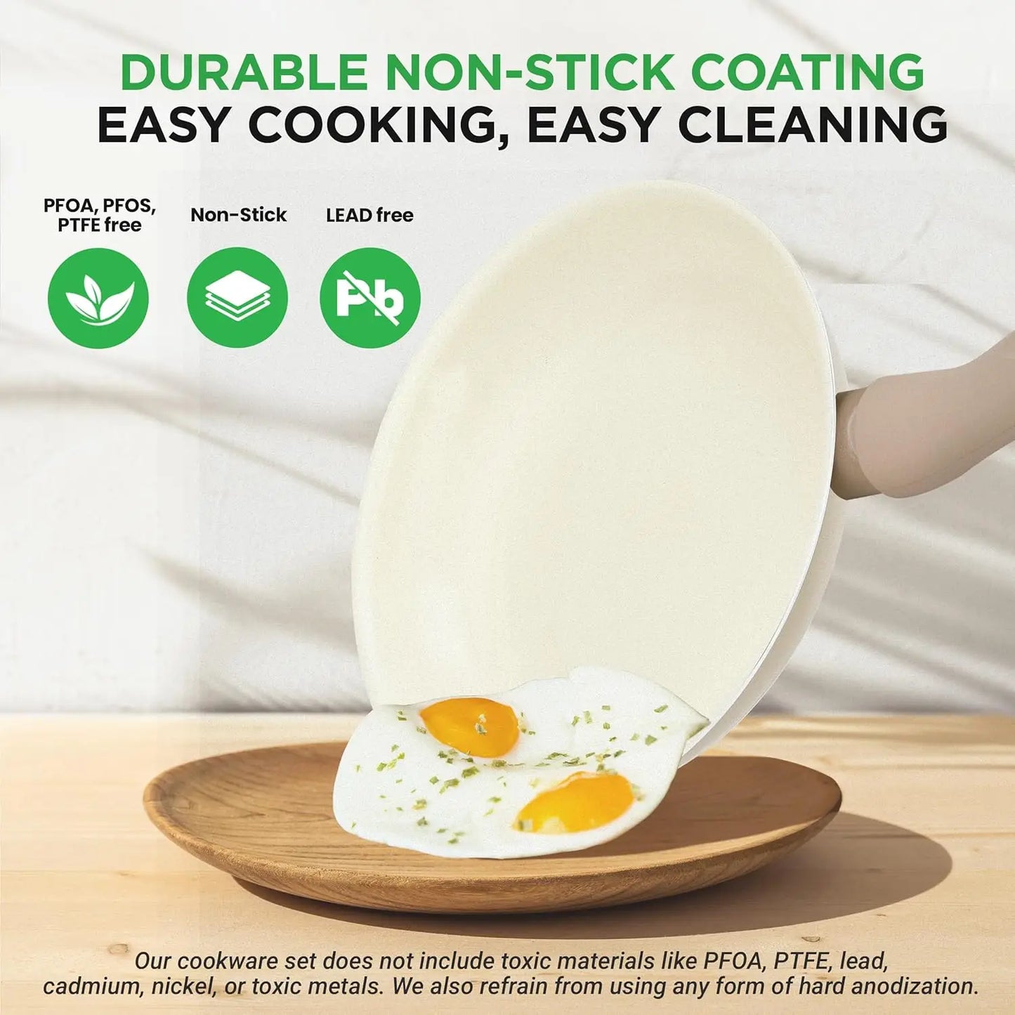 Nutrichef Marble Non-Stick Cookware/Bakeware Set