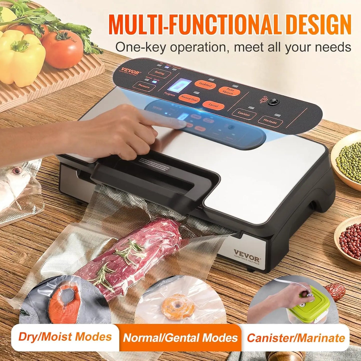 VEVOR Vacuum Sealer Automatic And Manual System