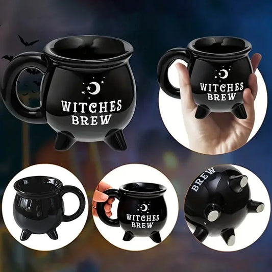 Halloween Witch Brew Coffee Mug Ceramic