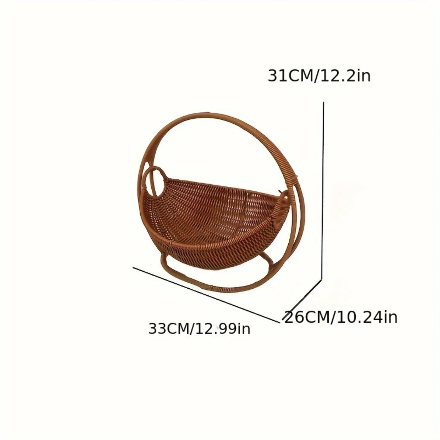 Handcrafted Rattan Woven Basket