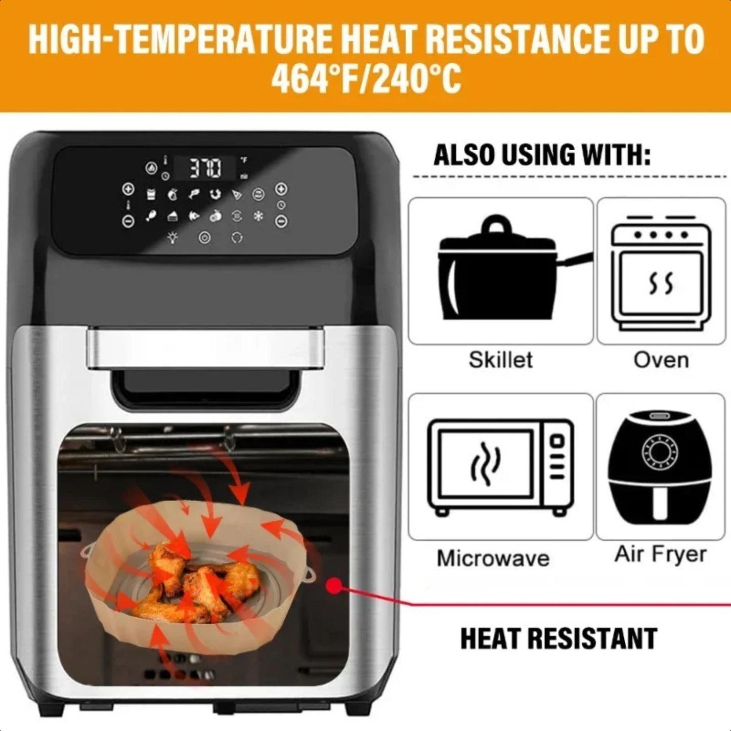 Silicone Air Fryer Pan