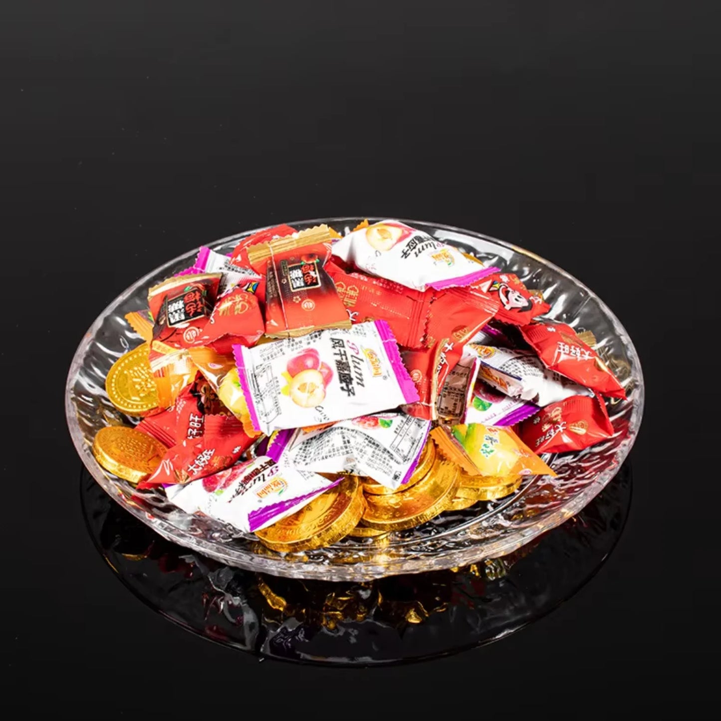 Transparent Snack/Serving Decorative Trays