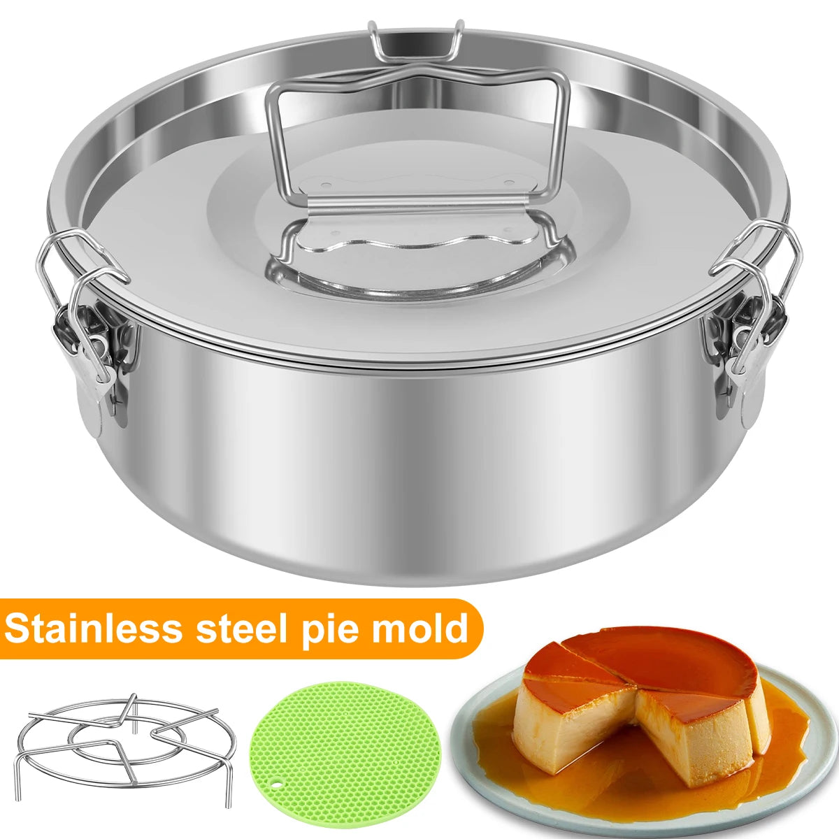 Stainless Steel Round Cake /Flan Maker Mold