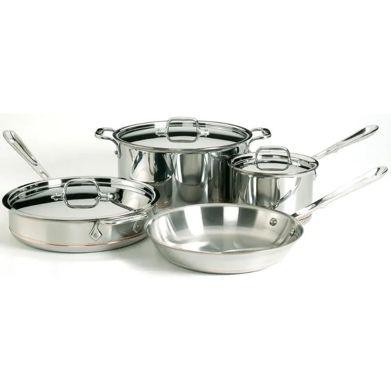 Stainless Steel Cookware Set 7 Piece