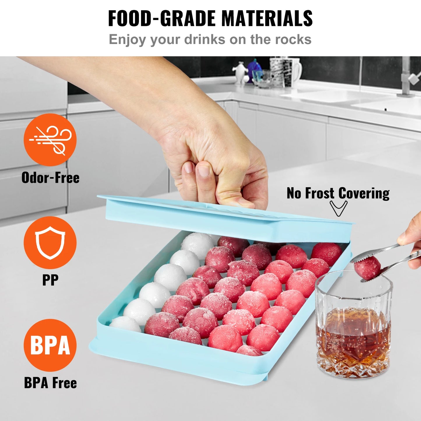 170 pcs Round Ice Ball Cube Maker