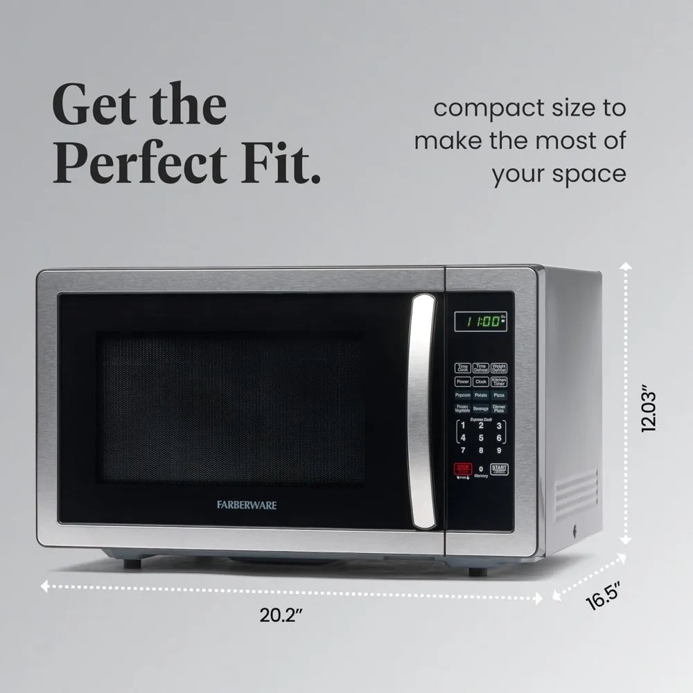 Countertop Microwave 1000 Watts, 1.1 cu ft