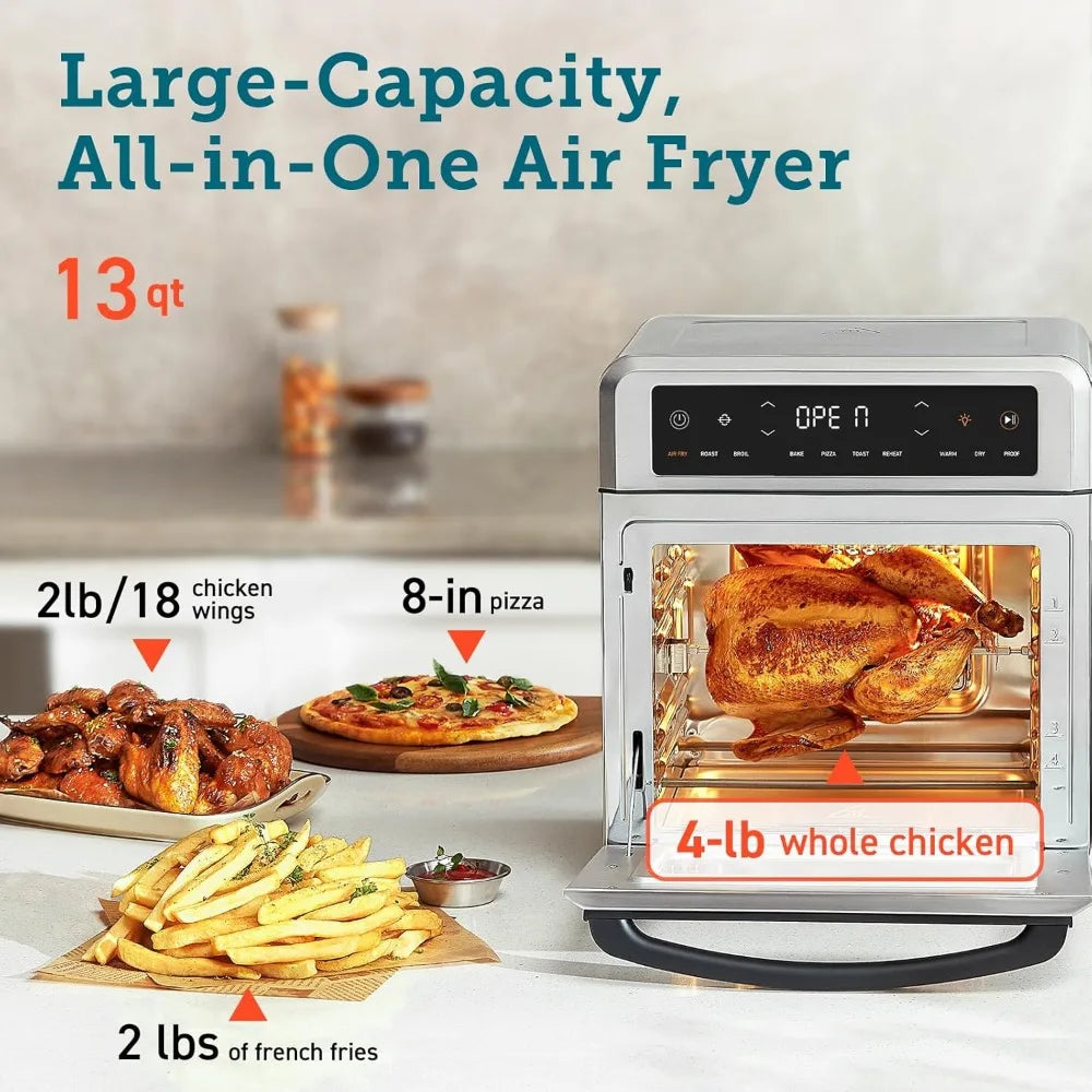 13Qt Airfryer Combo With Rotisserie