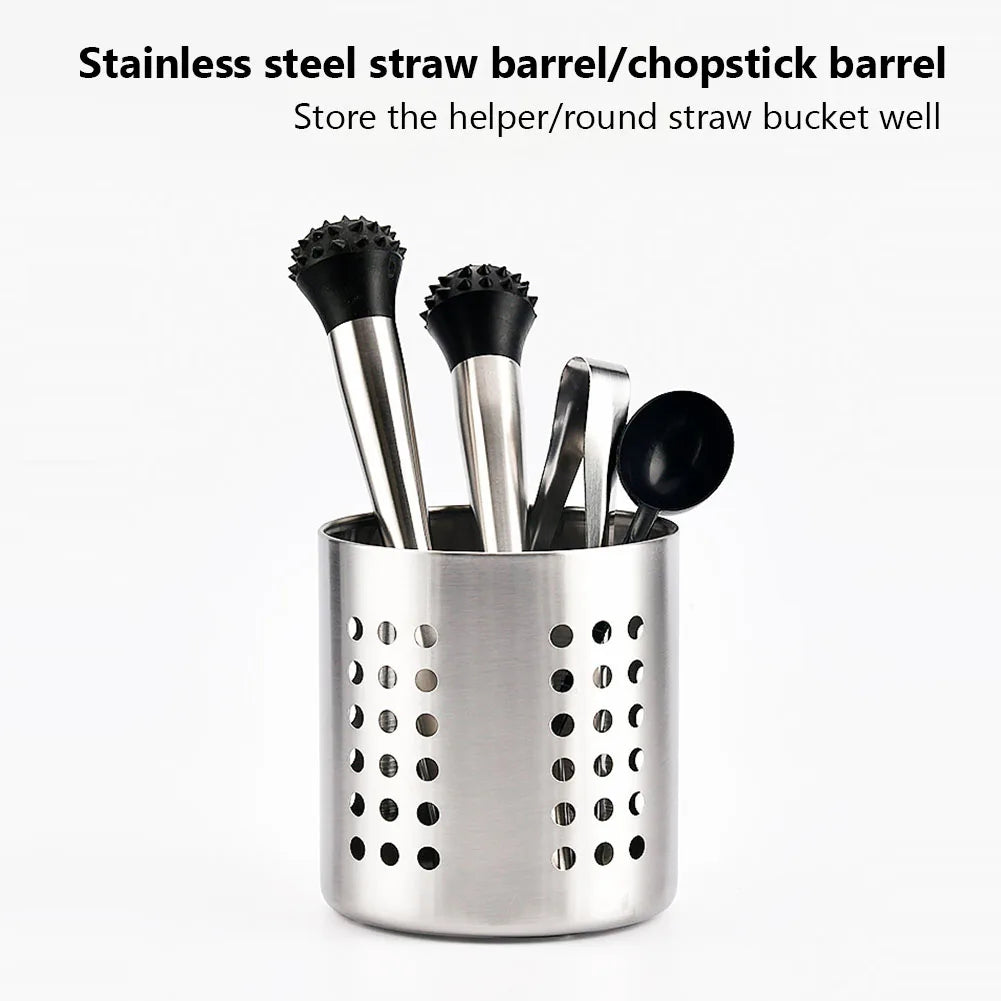 Stainless Steel Cooking Utensil Holder