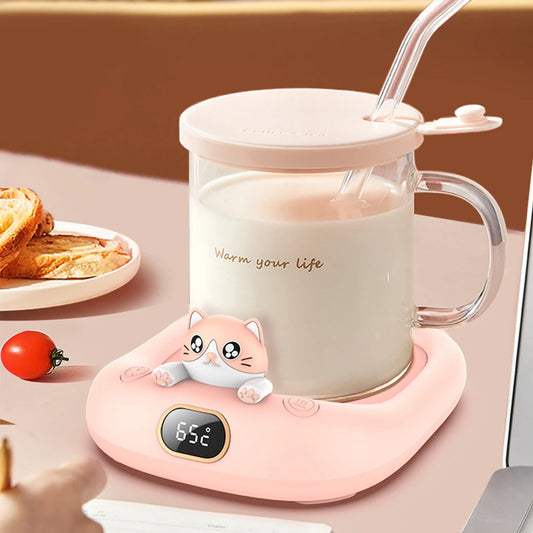 Mini Portable Cat Shaped Mug Heater