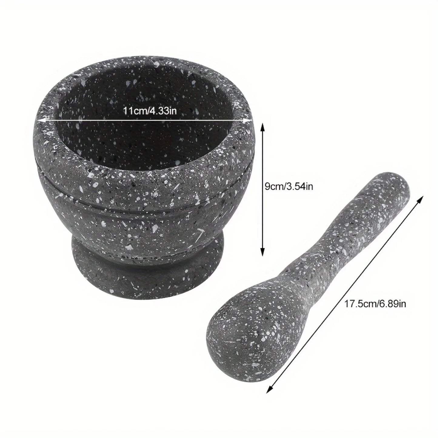 3-in-1 Grinder Mortar and Pestle Set