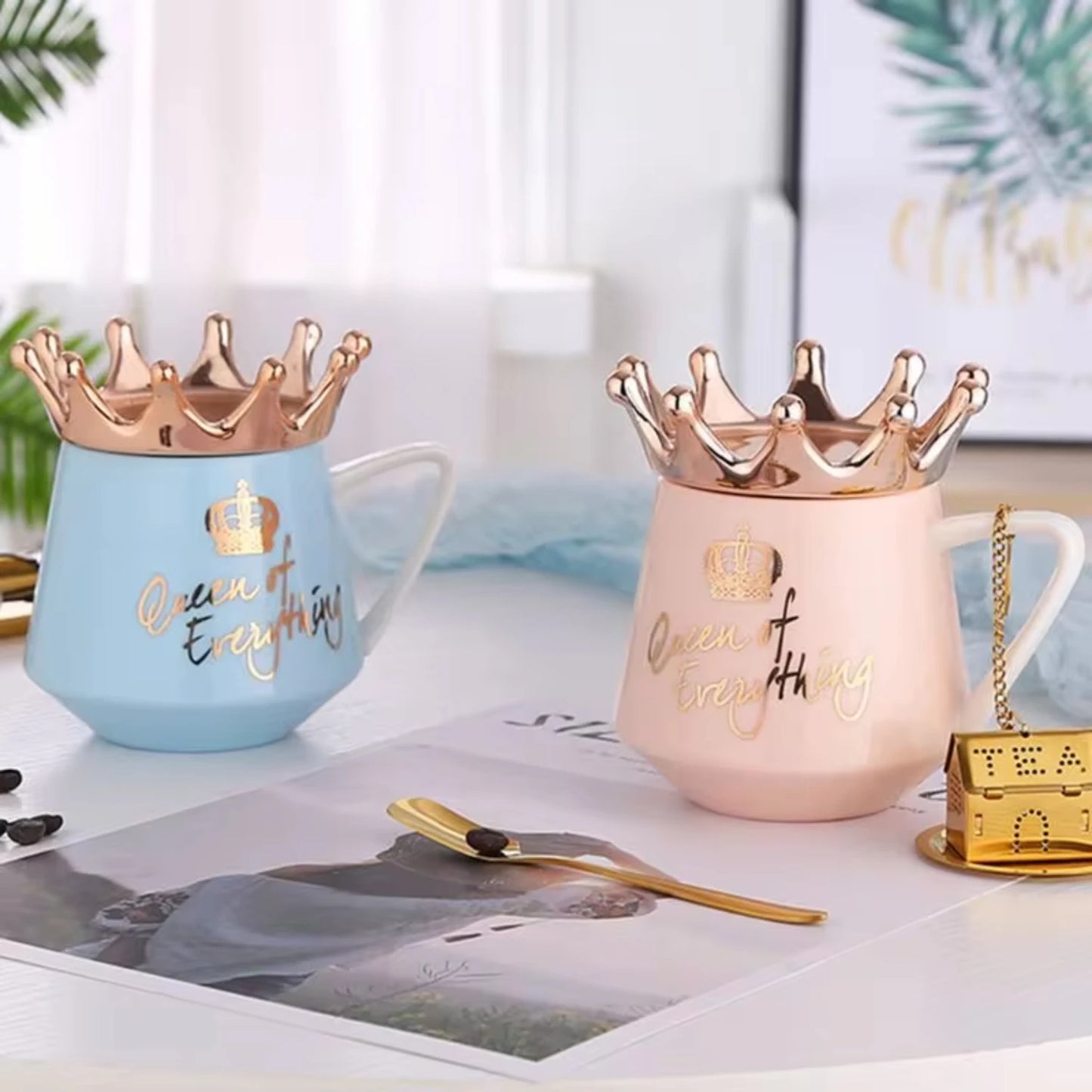 Creative Nordic Crown Personalized Ceramic Cups