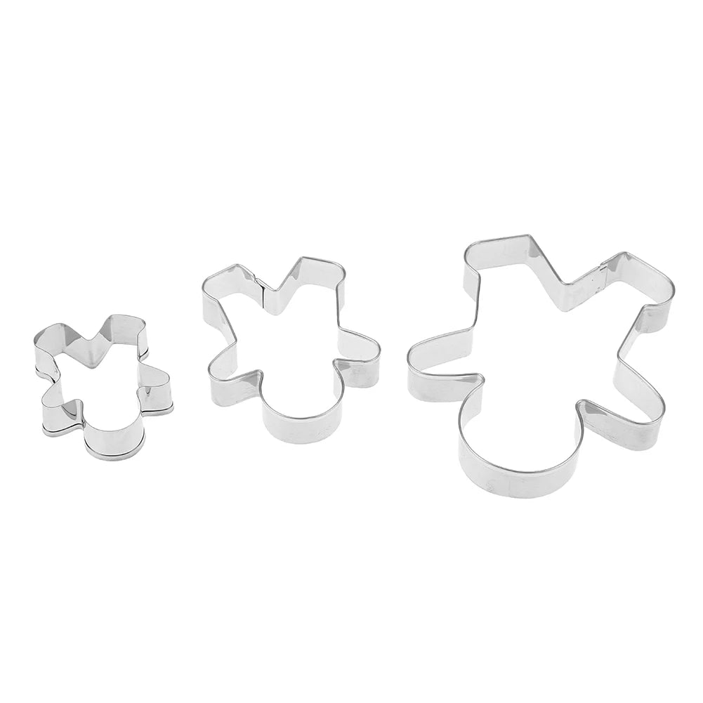 3 Piece Cookie Mold Cutter