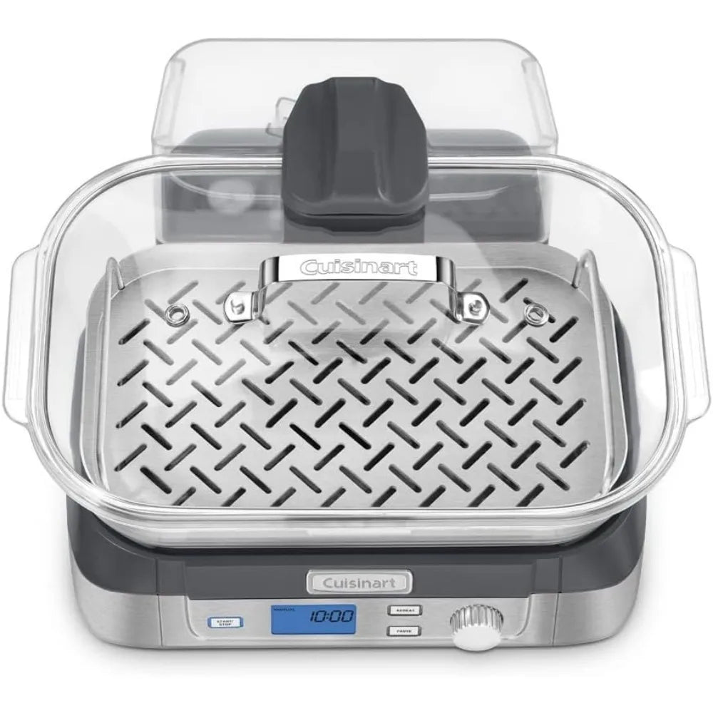 Cuisinart Stainless Steel Digital Glass Steamer,