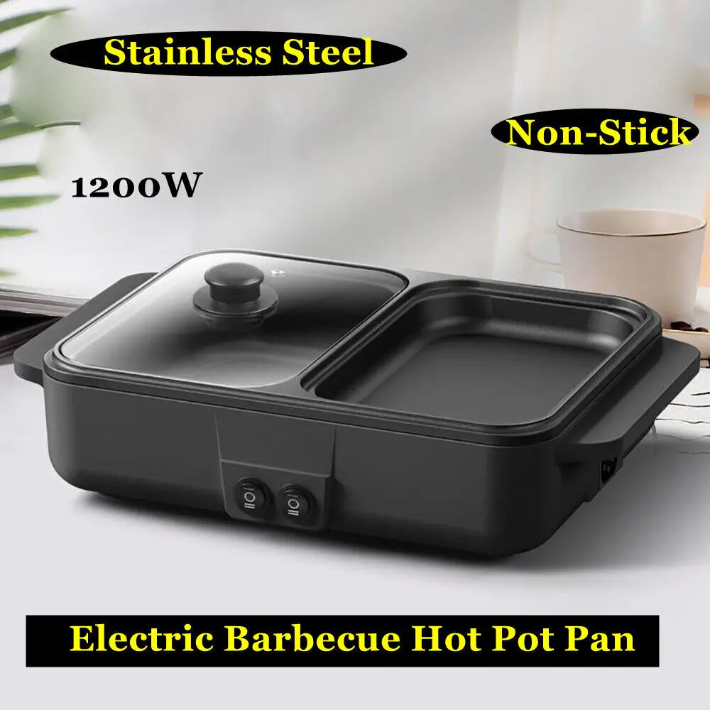 Mini Electric Hot Pot BBQ Grill