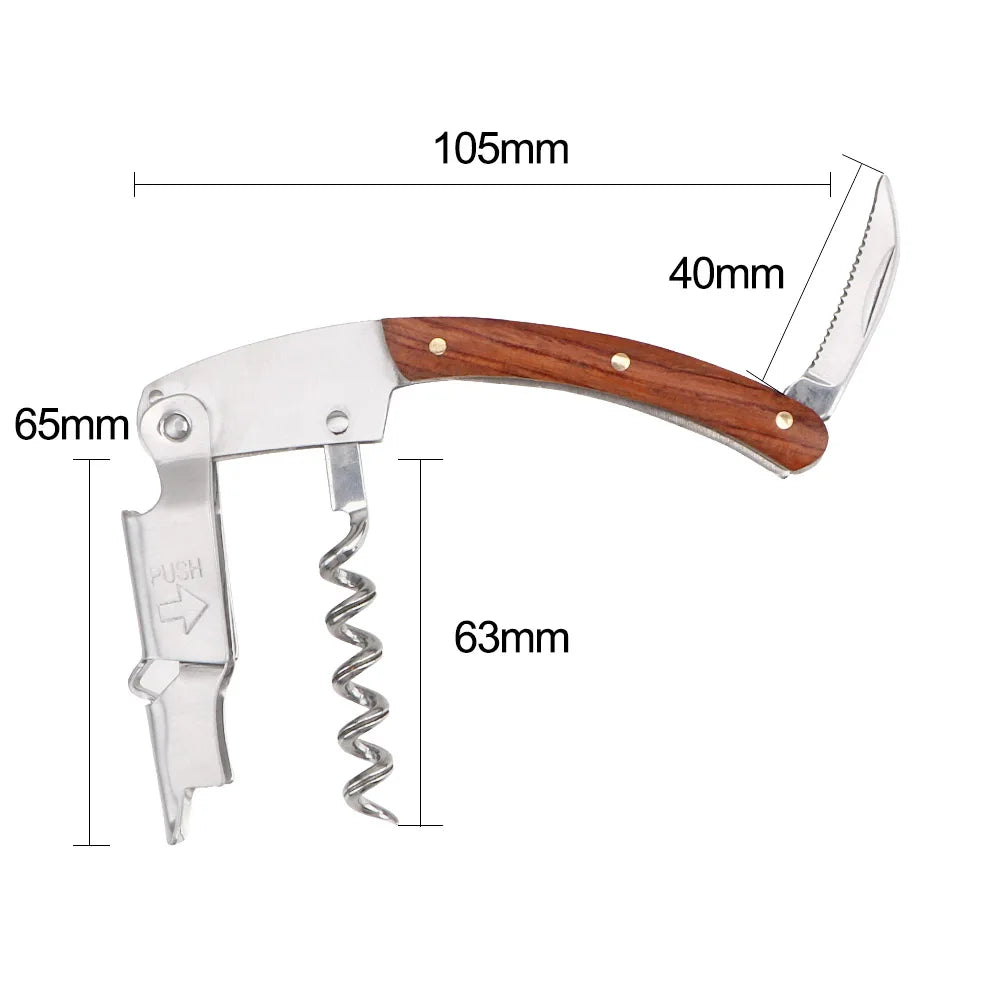 Multifunction Wine Bottle Opener  Corkscrew With Knife