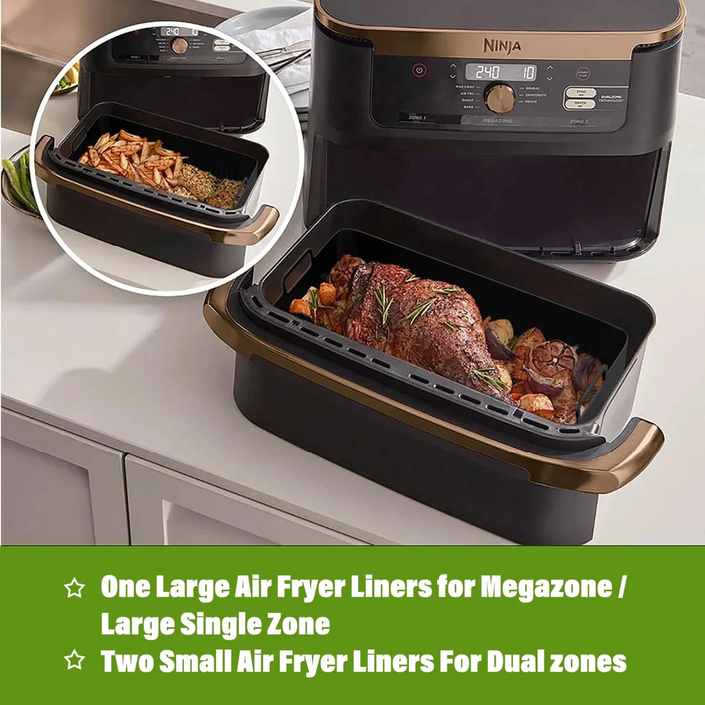 Silicone Non-Stick Air Fryer Tray