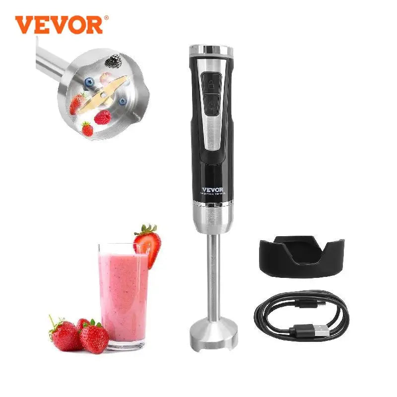 VEVOR 8/12 Speed Immersion Mini Handheld Mixer