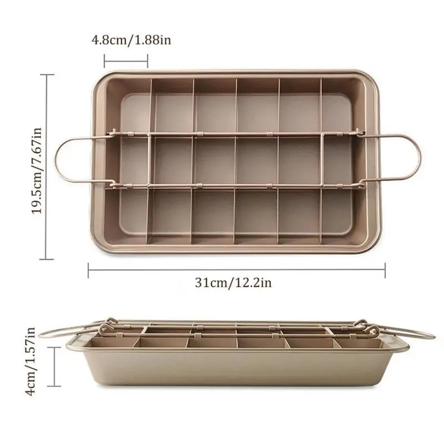 Non-Stick Brownie Pan