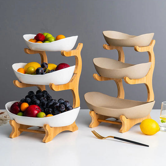 3-Tier Modern Bowls Organizer