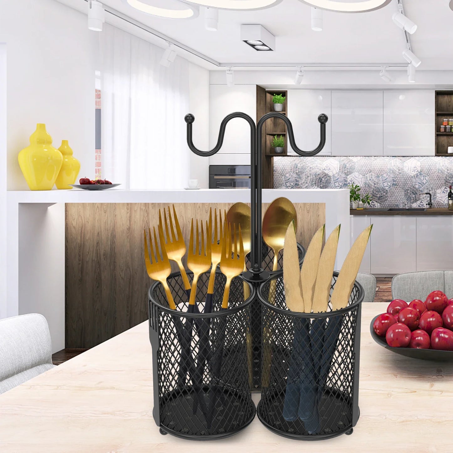 Metal Countertop Cutlery Organizer