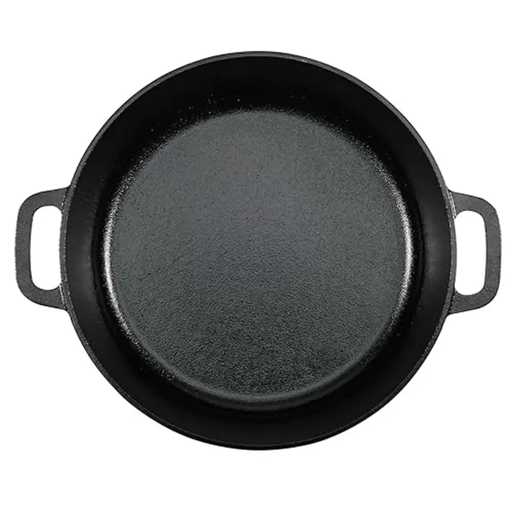 Cast Iron Dutch Oven 7-Quart Black