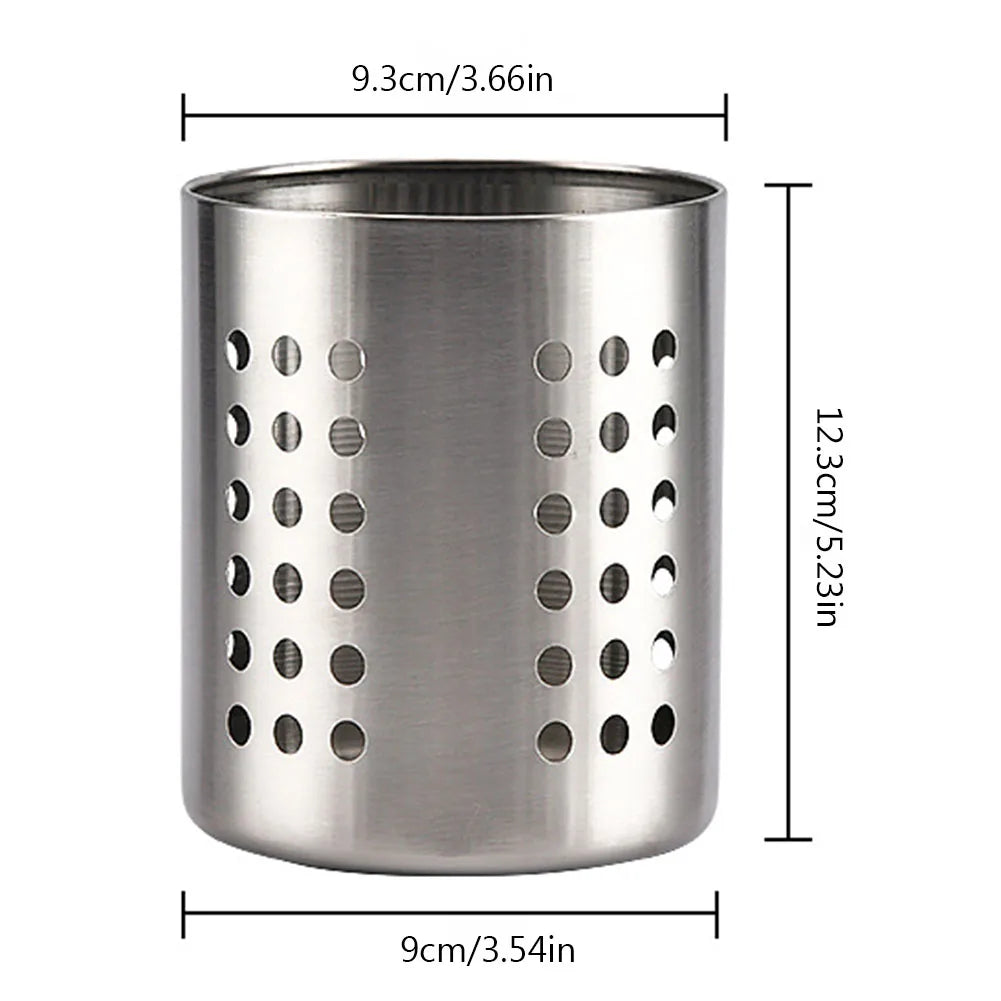 Stainless Steel Cooking Utensil Holder