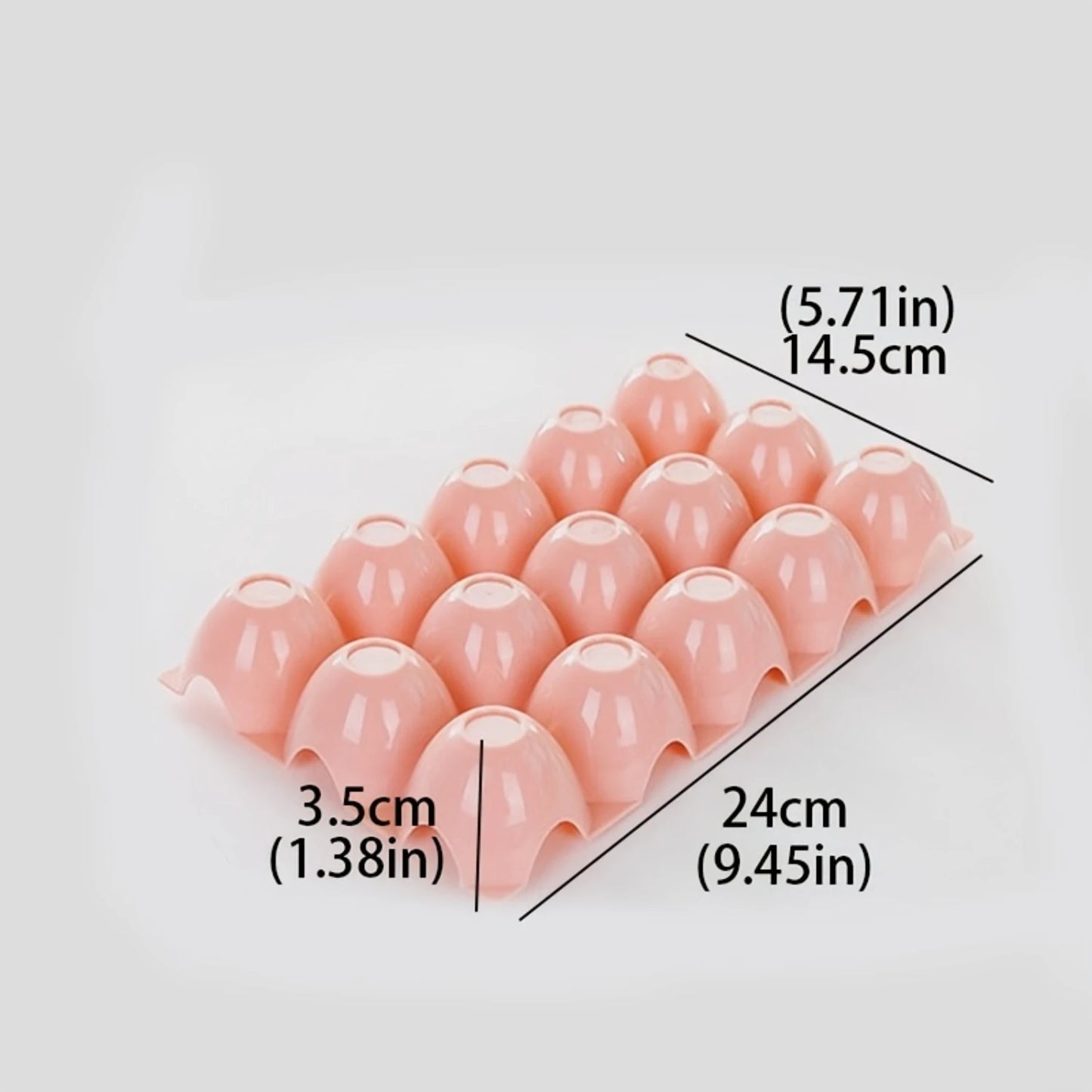 Stackable 15-grid Egg  Tray