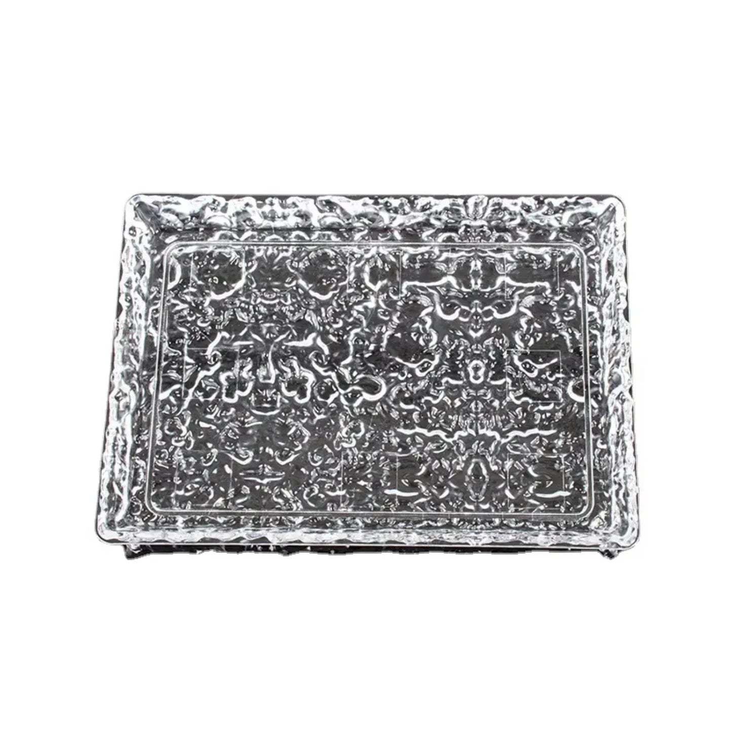 Transparent Snack/Serving Decorative Trays