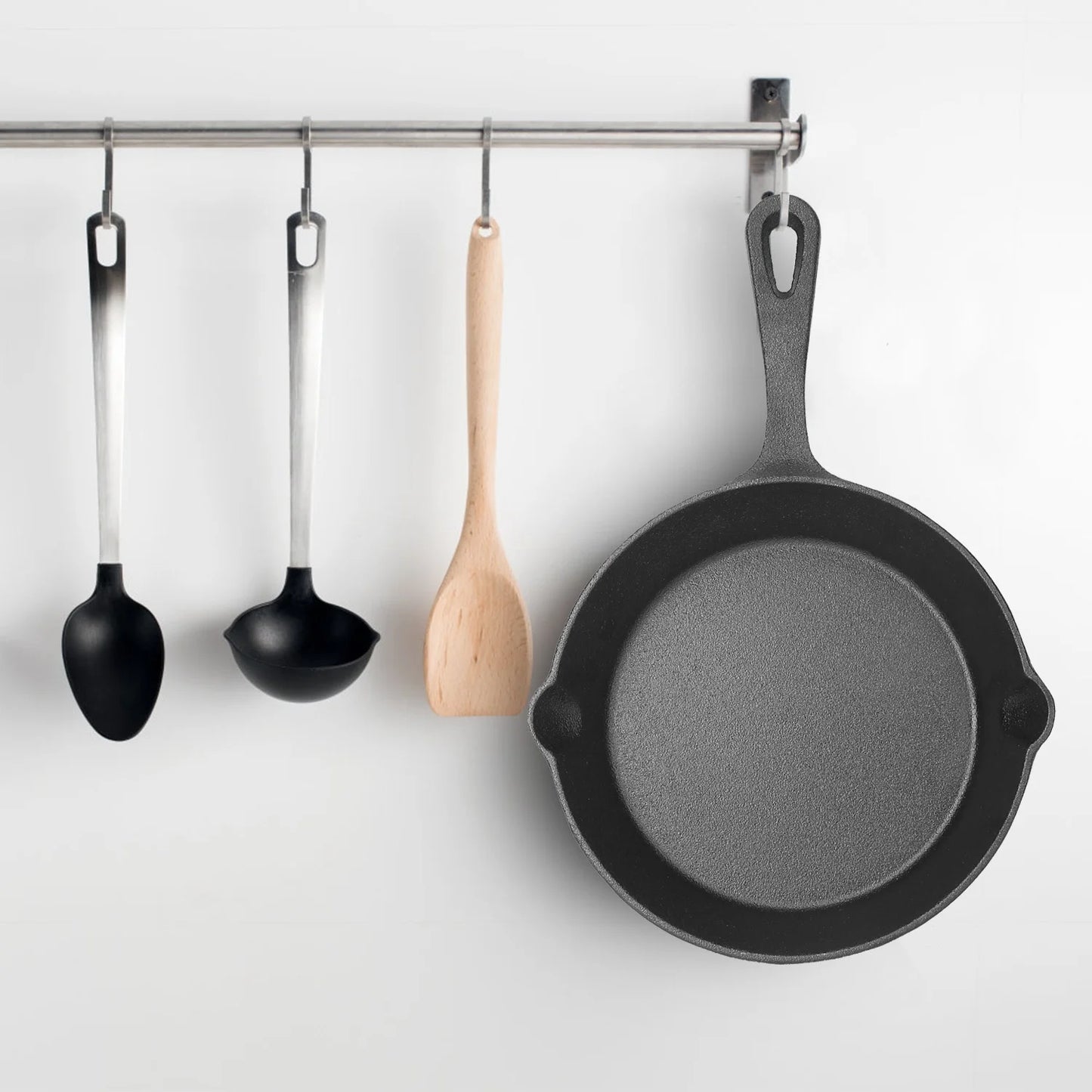 3Pcs Seasoned Cast Iron Skillet Set