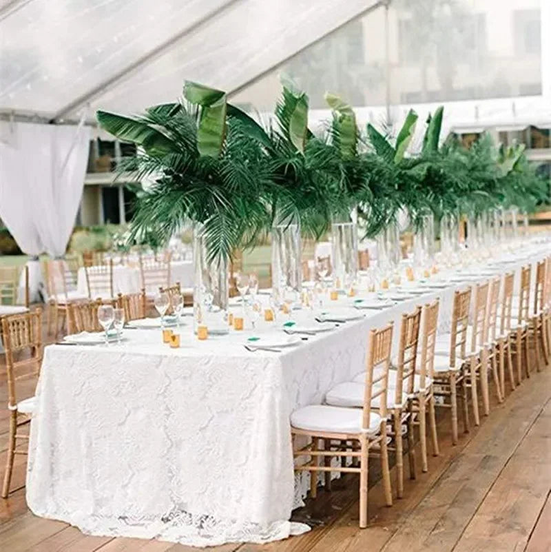 Vintage Lace Embroidered Table Cloth