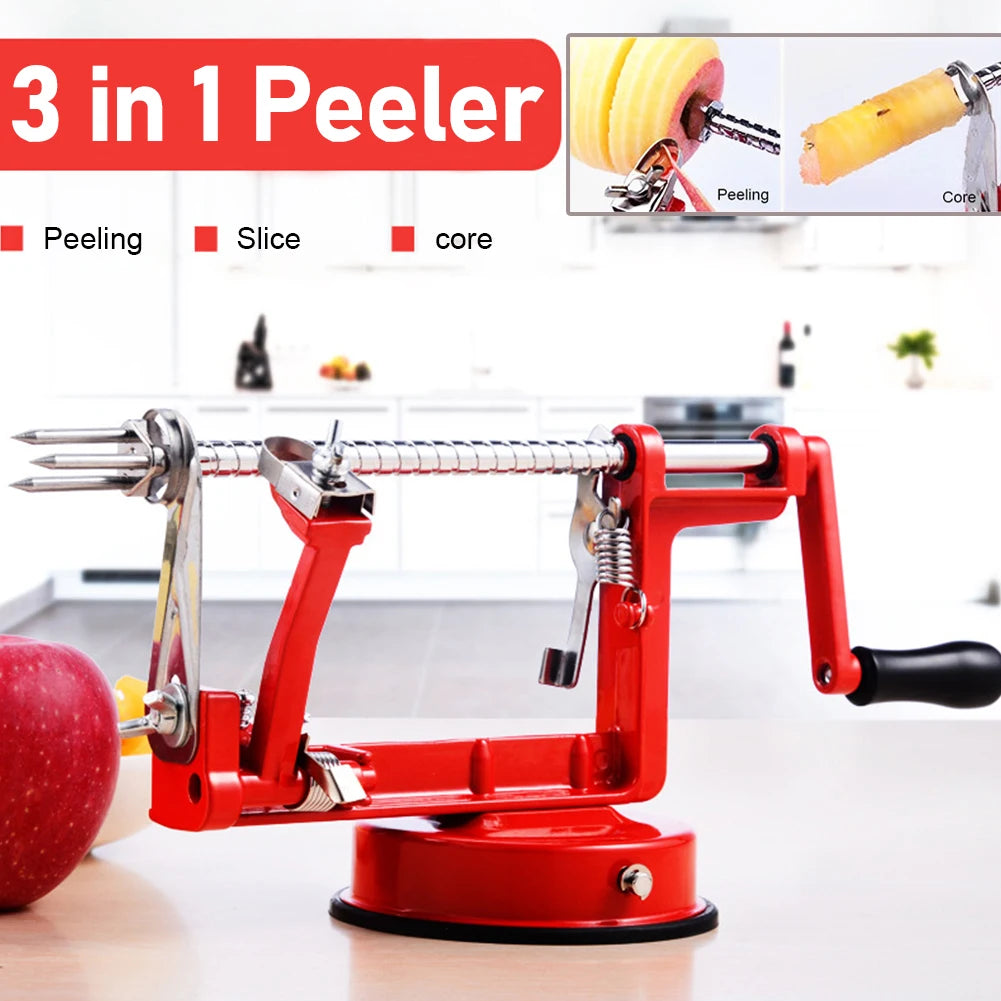 Hand-cranked Fruit/Vegetable Peeling Machine /Suction Base